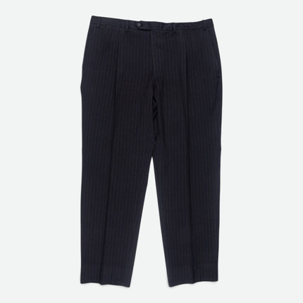Dark Grey Pinstripe Wool Regular Fit 2 Piece Suit UK 46/40