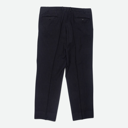 Dark Grey Pinstripe Wool Regular Fit 2 Piece Suit UK 46/40