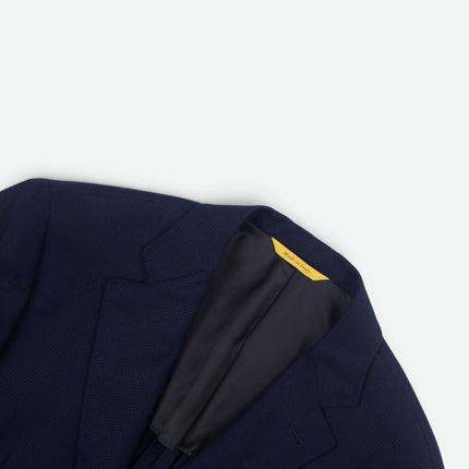 Navy Blue Wool Unlined Blazer UK 40