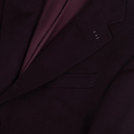 Burgundy Cashmere Blazer UK 41