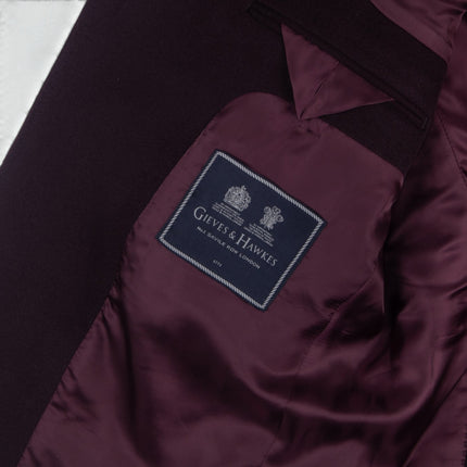 Burgundy Cashmere Blazer UK 41
