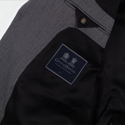 'Garbet' Grey Wool Tailored Fit 2 Piece Suit UK 44/42