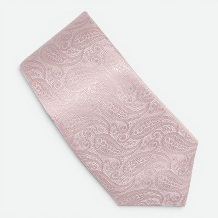Pink Paisley Silk Tie