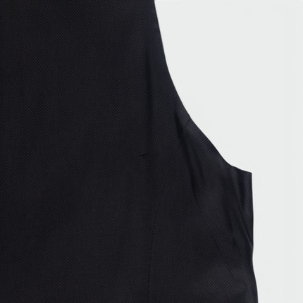 'Ryan' Black Super 120s Wool Slim Fit 3 Piece Suit UK 44/36