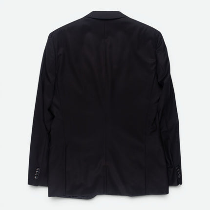 'Hayes' Black Super 120s Wool Slim Fit Blazer UK 38