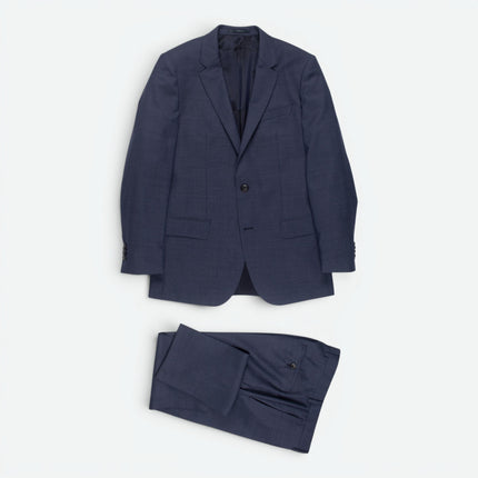 'Huge/Genius' Dark Blue Super 120s Wool Slim Fit 2 Piece Suit UK 36/28