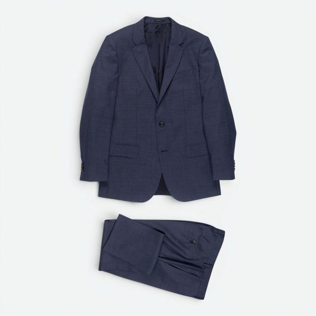 'Huge/Genius' Dark Blue Super 120s Wool Slim Fit 2 Piece Suit UK 36/28