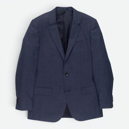 'Huge/Genius' Dark Blue Super 120s Wool Slim Fit 2 Piece Suit UK 36/28