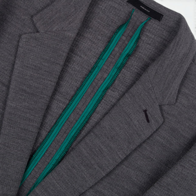 Soho '1599' Grey Wool Unlined Tailored Fit Blazer UK 40