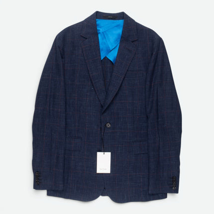 Navy Blue Loro Piana Summertime Wool Silk Blend Tailored Fit Blazer UK 38