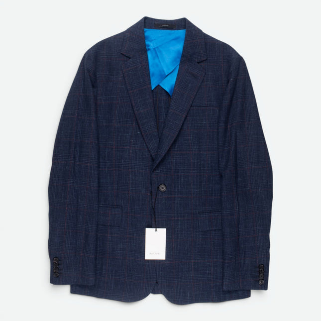 Navy Blue Loro Piana Summertime Wool Silk Blend Tailored Fit Blazer UK 38