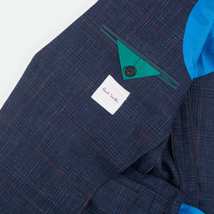 Navy Blue Loro Piana Summertime Wool Silk Blend Tailored Fit Blazer UK 38