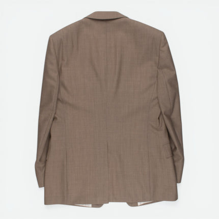 '9551 Priority' Beige Wool Tailored Fit 2 Piece Suit UK 40/32