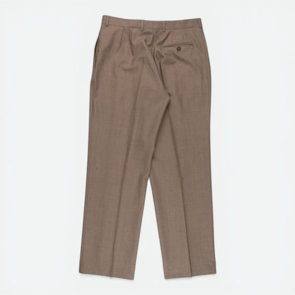'9551 Priority' Beige Wool Tailored Fit 2 Piece Suit UK 40/32