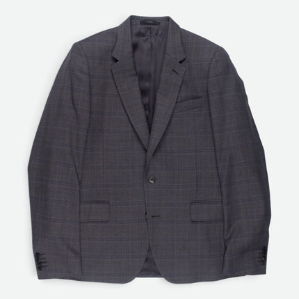 Soho '1439' Grey Prince of Wales Check Wool Tailored Fit 2 Piece Suit UK 42/36