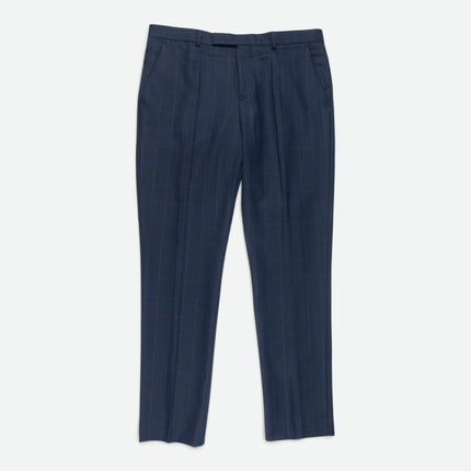 Soho '1439' Blue Check Wool Tailored Fit 2 Piece Suit UK 42/34