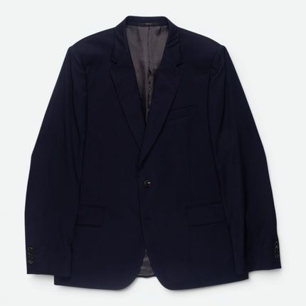 The Soho 'W439' Navy Blue Wool Tailored Fit 3 Piece Suit UK 44/34
