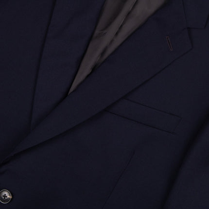 The Soho 'W439' Navy Blue Wool Tailored Fit 3 Piece Suit UK 44/34