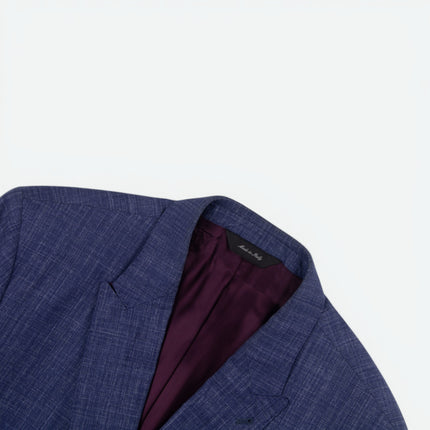 The Byard '1293' Blue Wool Tailored Fit 2 Piece Suit UK 40/34