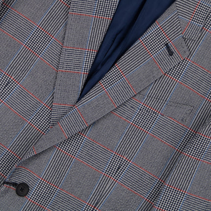 The Byard '1355' Grey Cotton Tailored Fit Blazer UK 38