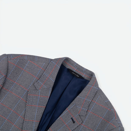 The Byard '1355' Grey Cotton Tailored Fit Blazer UK 38