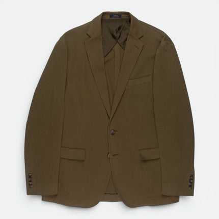 Green Cotton Tailored Fit Blazer UK 42