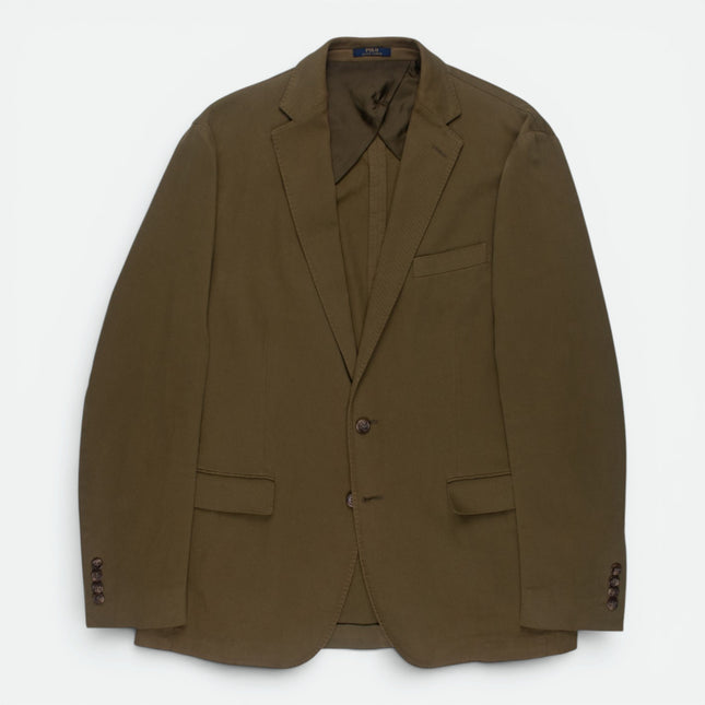 Green Cotton Tailored Fit Blazer UK 42