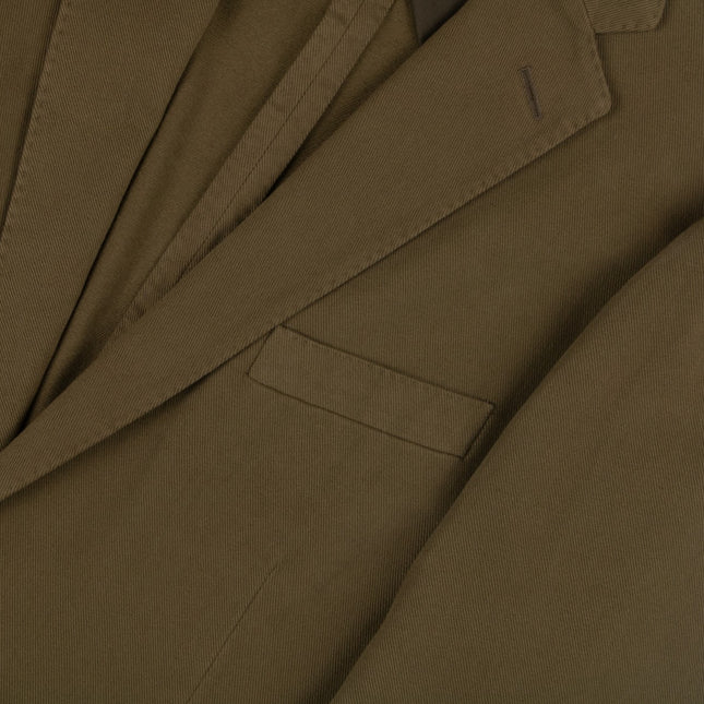 Green Cotton Tailored Fit Blazer UK 42