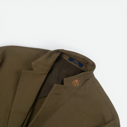 Green Cotton Tailored Fit Blazer UK 42