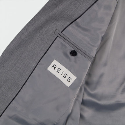 'Garth' Grey Wool Blend 2 Piece Suit UK 36/32
