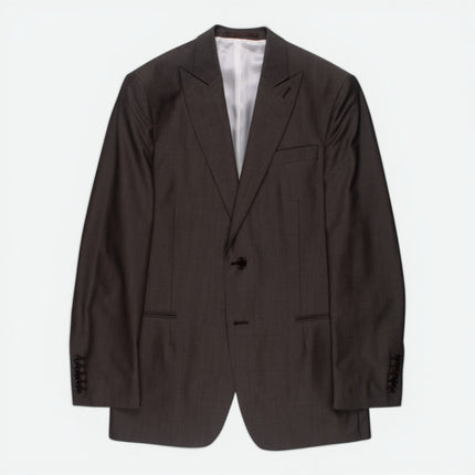 Dark Grey Wool Modern Fit 2 Piece Suit UK 36/30