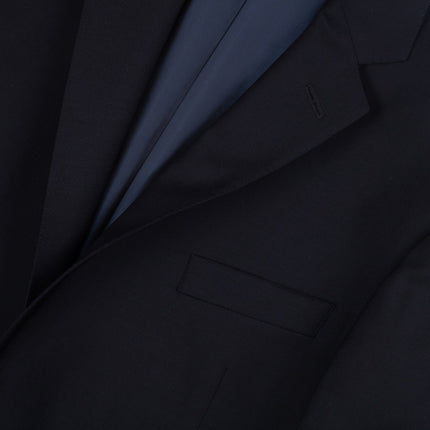 Hyde Navy Blue Wool Mohair Blend Classic Fit 2 Piece Suit UK 44/36