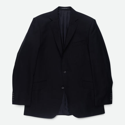 Hyde Black Wool Mohair Blend Classic Fit 2 Piece Suit UK 44/36