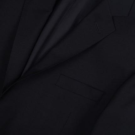 Hyde Black Wool Mohair Blend Classic Fit 2 Piece Suit UK 44/36