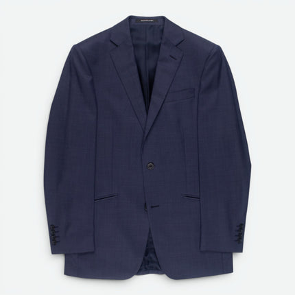 Hyde Dark Blue Wool Classic Fit 2 Piece Suit UK 38/34