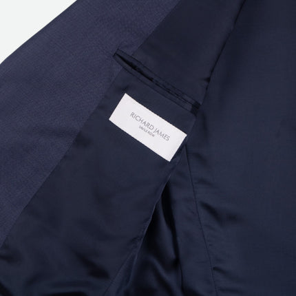 Hyde Dark Blue Wool Classic Fit 2 Piece Suit UK 38/34