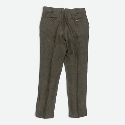 'Havana Patch' Green Linen Slim Fit 2 Piece Suit UK 36/30